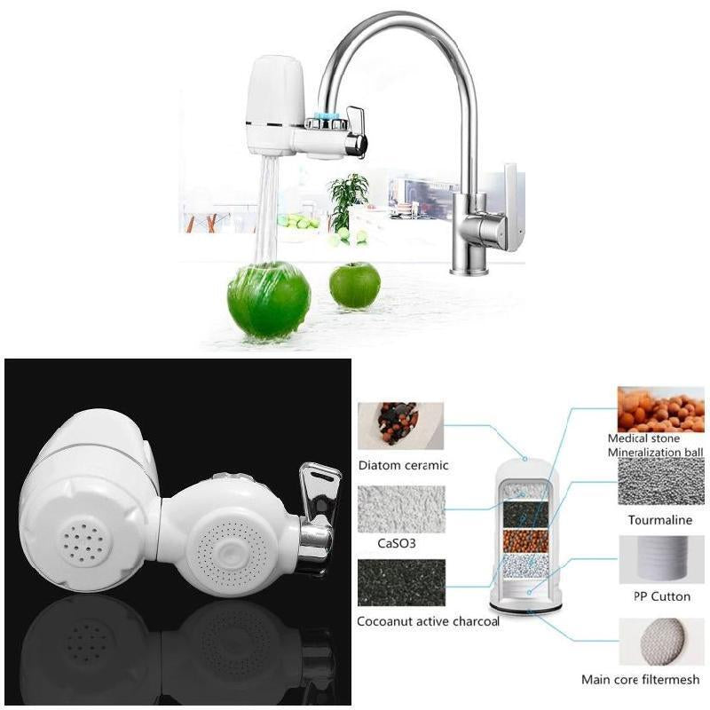 Tap Water Filter Kitchen Faucet Water Purifier Clean Percolator Home Kitchen AU