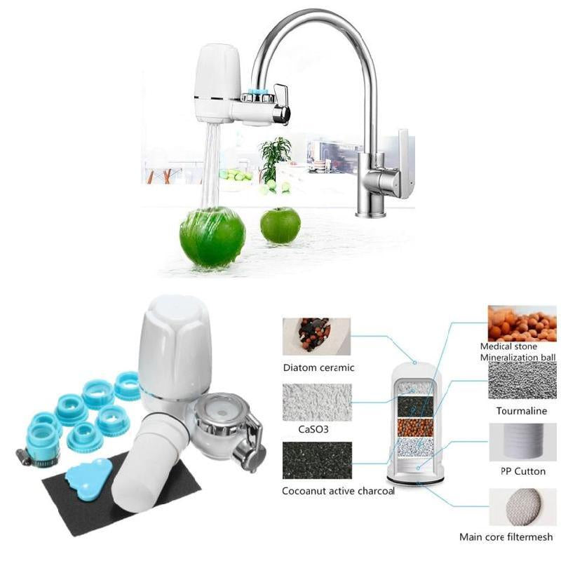 Tap Water Filter Kitchen Faucet Water Purifier Clean Percolator Home Kitchen AU